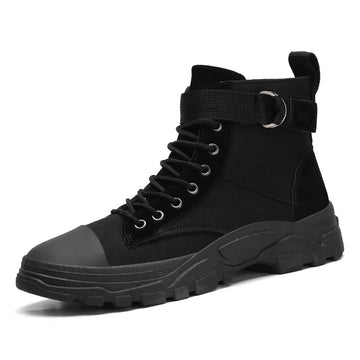 Bottes Martin montantes pour adolescents, chaussures de planche décontractées à la mode et tendance. 