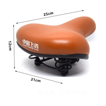 Coussin de vélo confortable avec selle élargie, large et épaisse 
