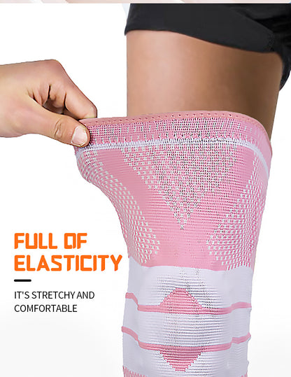 Genouillère professionnelle à ressort en silicone