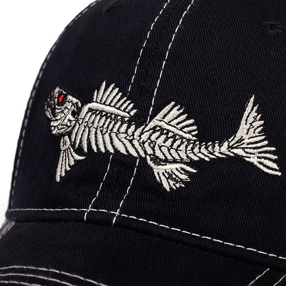 Casquette de baseball brodée en arête de poisson très vendue