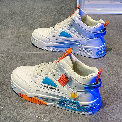 Nouvelles chaussures montantes respirantes pour hommes de printemps.