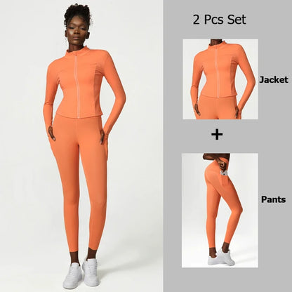 Ensemble de yoga trois pièces pour femmes, ensemble de sport et de fitness surdimensionné