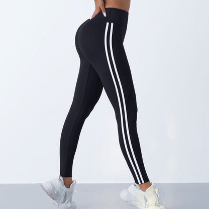 Leggings de yoga, taille haute et rehaussant les hanches pour femmes