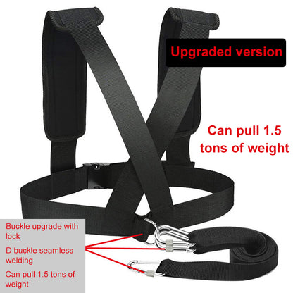 Bande de résistance extensible pour exercices de course à pied, sangle d'épaule pour entraînement de vitesse