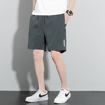 Shorts pour hommes, nouveaux pantalons à quatre pans pour hommes, couleur unie, coupe droite